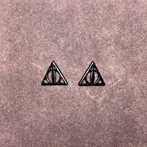 HARRY POTTER black earrings- unworn